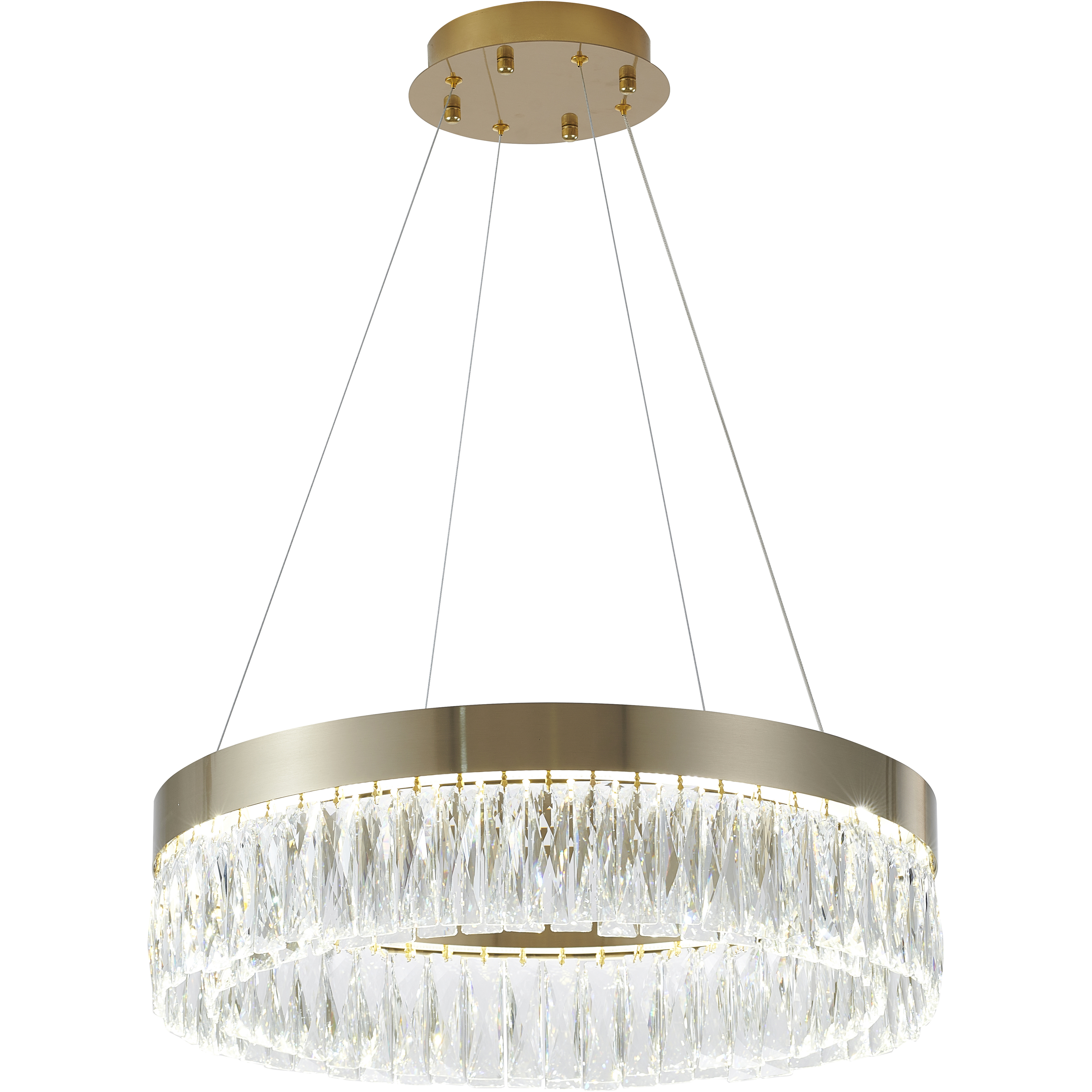 Canada LED 24 inch Gold Chandelier Ceiling Light